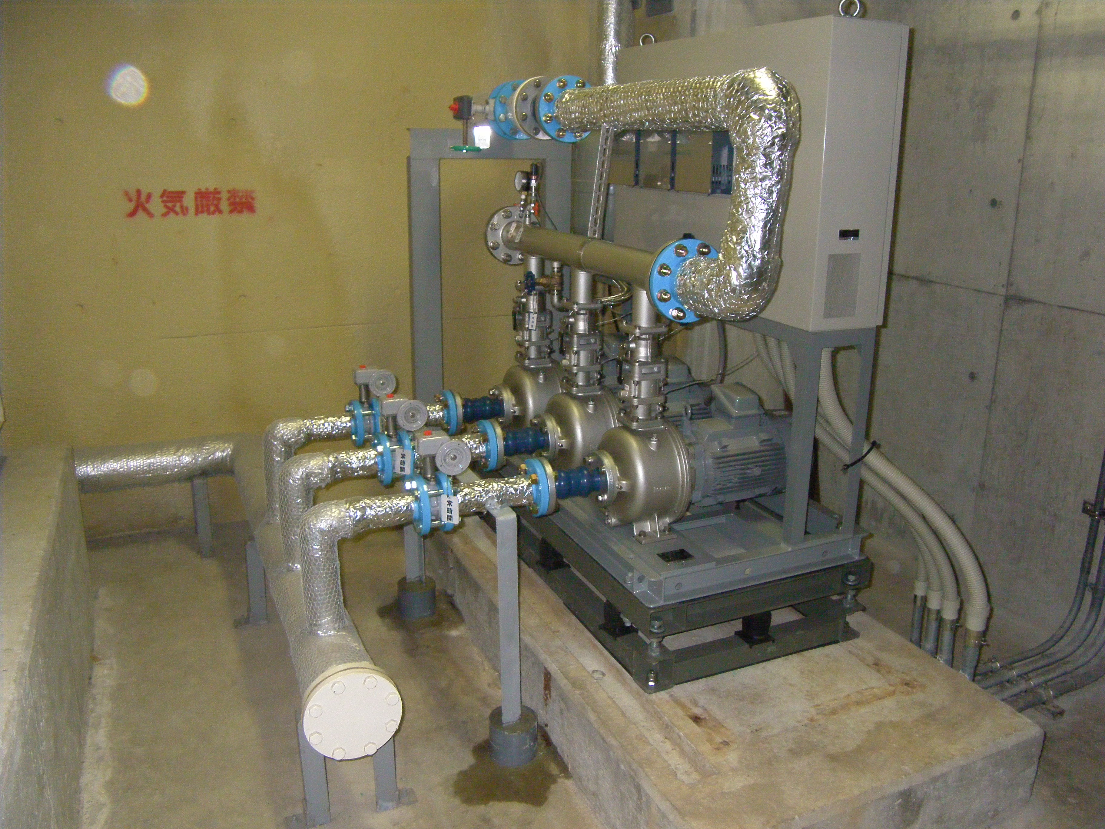 給水ポンプ取替