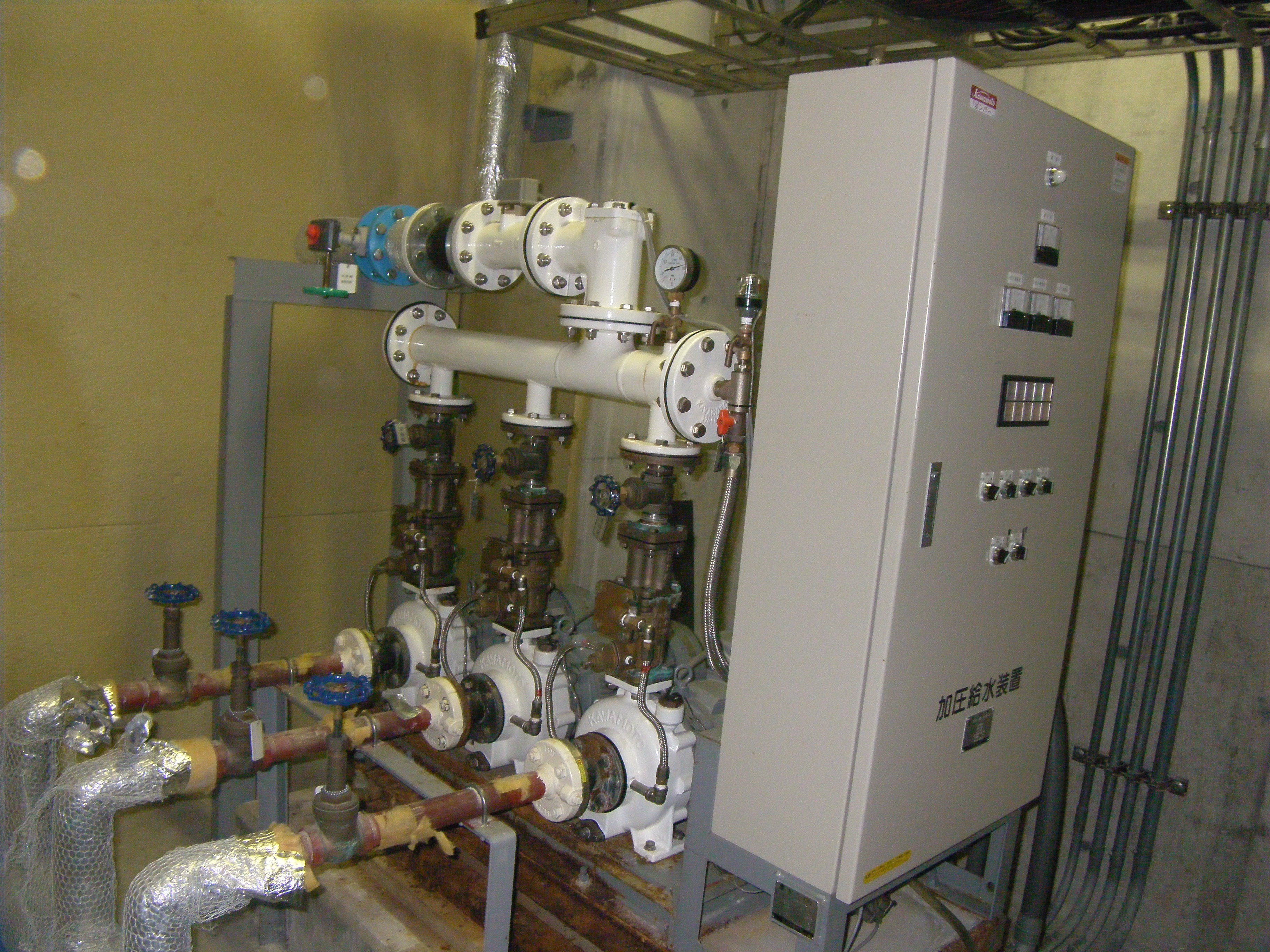 給水ポンプ取替